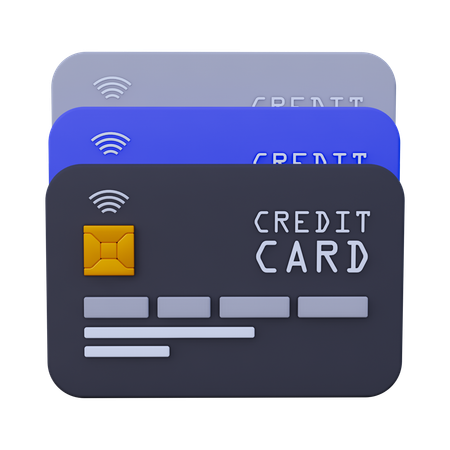 Paiement par carte de crédit  3D Icon