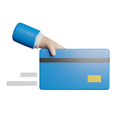 Paiement par carte de crédit  3D Icon