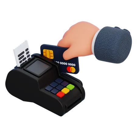 Paiement par carte de crédit  3D Icon