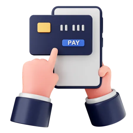 Paiement par carte de crédit  3D Icon