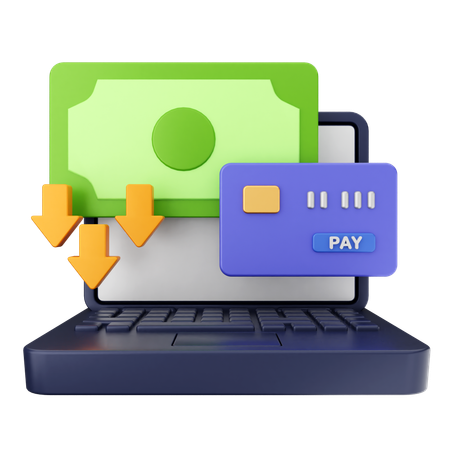 Paiement par carte de crédit  3D Icon