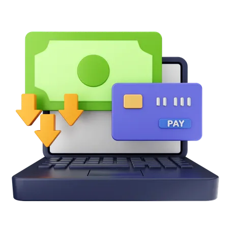 Paiement par carte de crédit  3D Icon