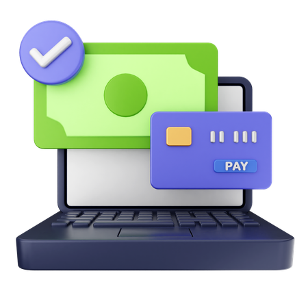 Paiement par carte de crédit  3D Icon