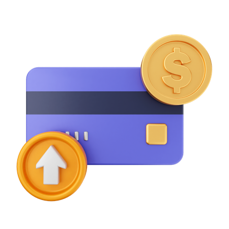 Paiement par carte de crédit  3D Icon