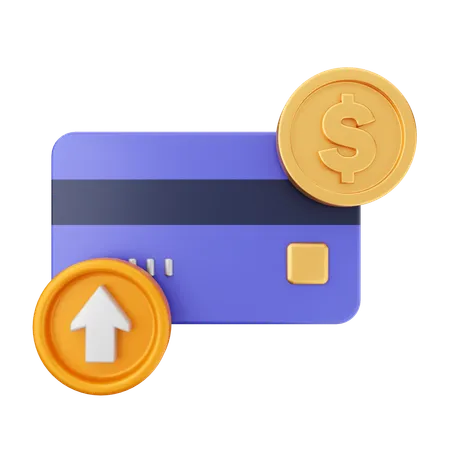 Paiement par carte de crédit  3D Icon