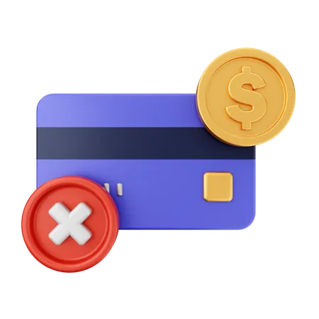 Paiement par carte de crédit  3D Icon