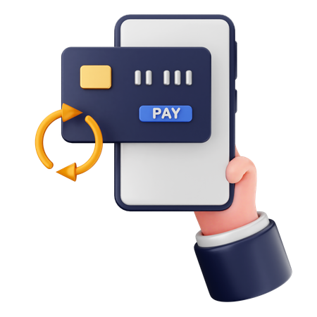 Paiement par carte de crédit  3D Icon