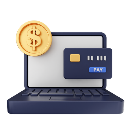 Paiement par carte de crédit  3D Icon