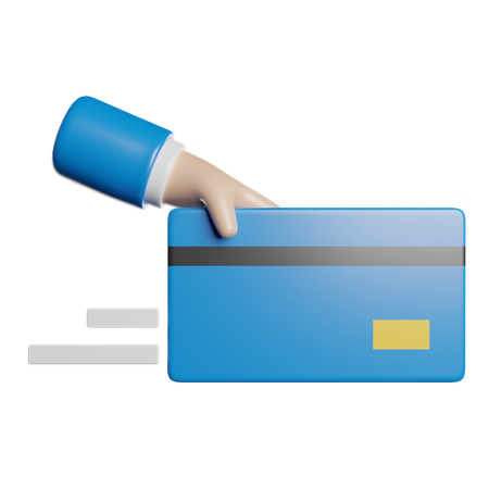 Paiement par carte de crédit  3D Icon