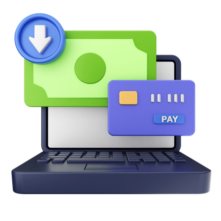 Paiement par carte de crédit  3D Icon