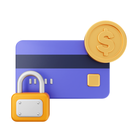 Paiement par carte de crédit  3D Icon