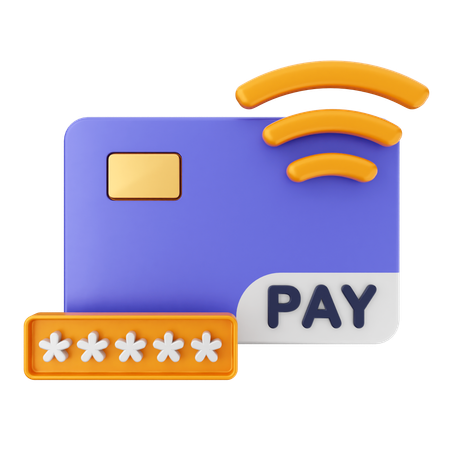 Paiement par carte de crédit  3D Icon