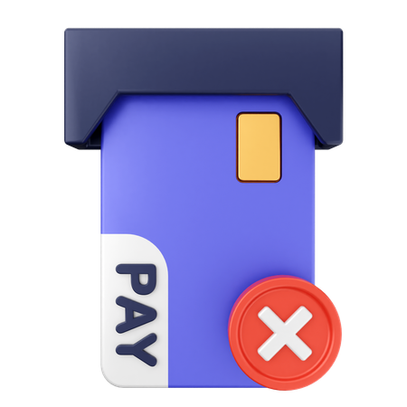 Paiement par carte de crédit  3D Icon