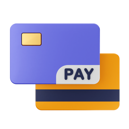 Paiement par carte de crédit  3D Icon