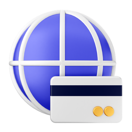 Paiement par carte de crédit  3D Icon