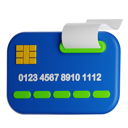Paiement par carte de crédit  3D Icon