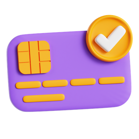 Paiement par carte de crédit  3D Icon
