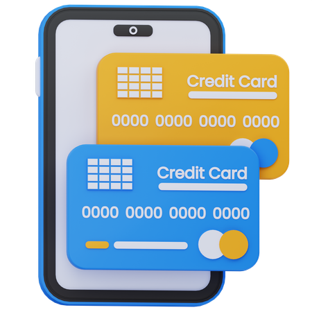Paiement par carte de crédit  3D Icon