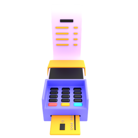 Paiement par carte de crédit  3D Icon