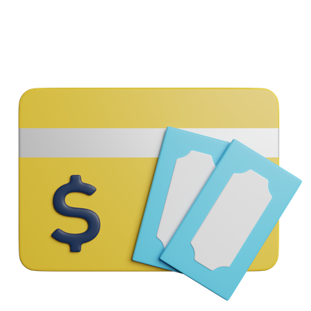 Paiement par carte de crédit  3D Icon