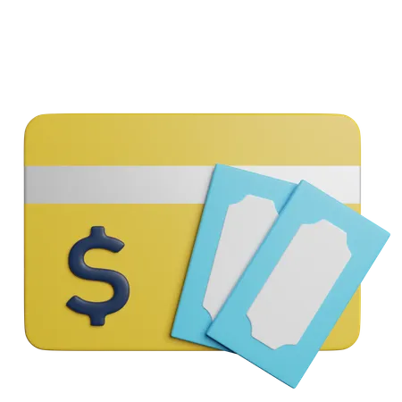 Paiement par carte de crédit  3D Icon