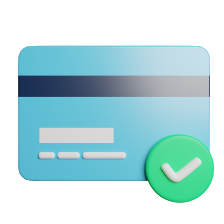 Paiement par carte de crédit  3D Icon