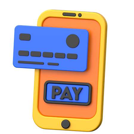 Paiement par carte en ligne  3D Icon