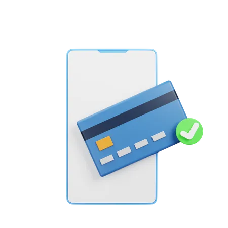 Paiement par carte en ligne  3D Icon