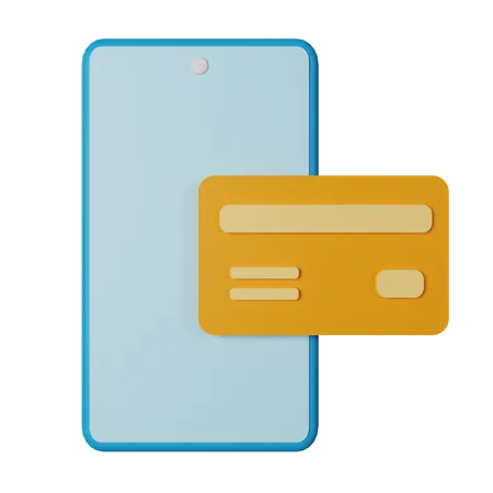 Paiement par carte en ligne  3D Icon