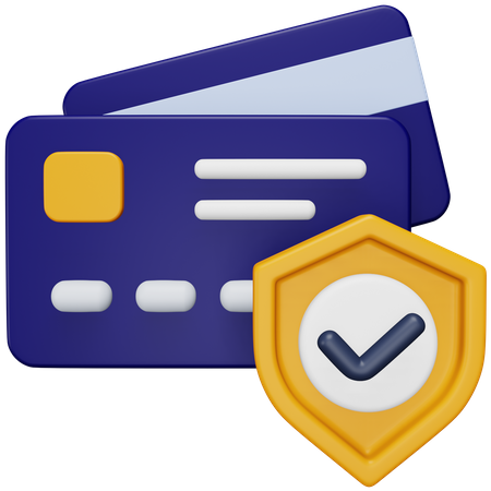 Paiement par carte sécurisé  3D Icon