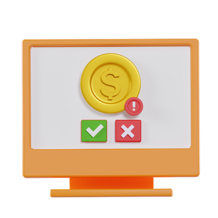 Paiement portable  3D Icon