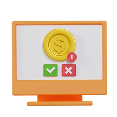 Paiement portable  3D Icon