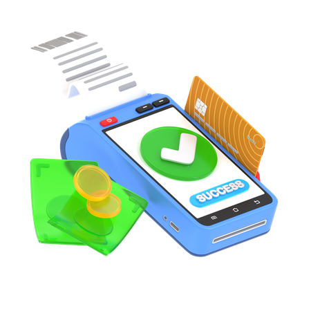 Paiement réussi  3D Icon
