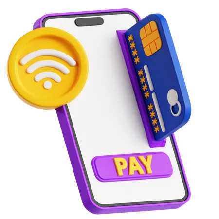 Paiement sans contact  3D Icon