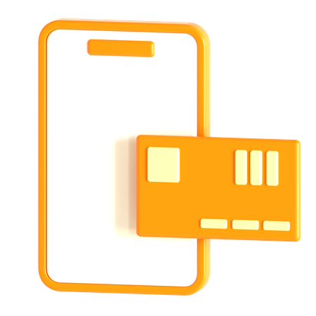 Paiement sans numéraire  3D Icon