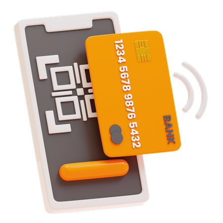 Paiement sans numéraire  3D Icon