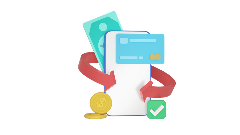 Paiement sécurisé  3D Icon