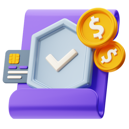 Paiement sécurisé  3D Icon