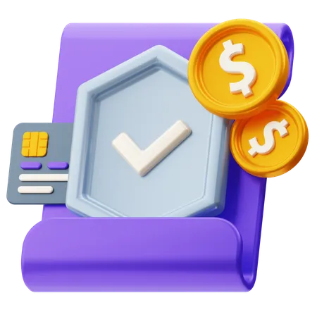 Paiement sécurisé  3D Icon