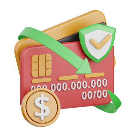 Paiement sécurisé  3D Icon