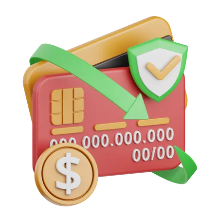 Paiement sécurisé  3D Icon