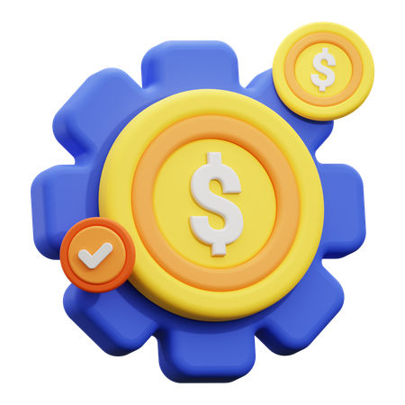 Paramètre de paiement  3D Icon