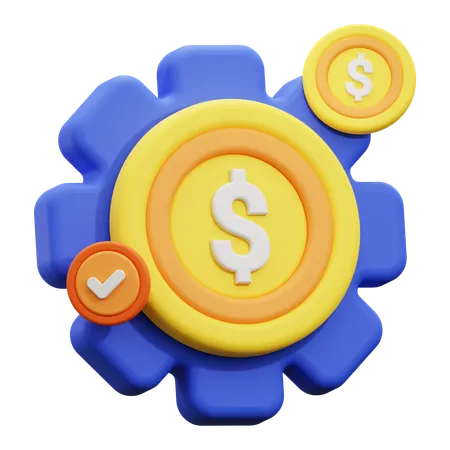 Paramètre de paiement  3D Icon