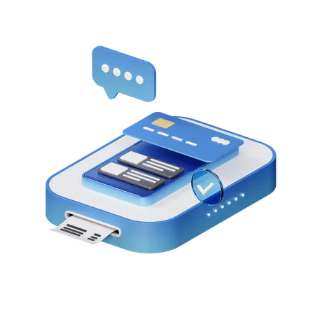 Paiement par téléphone  3D Icon