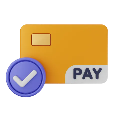 Vérification du paiement  3D Icon