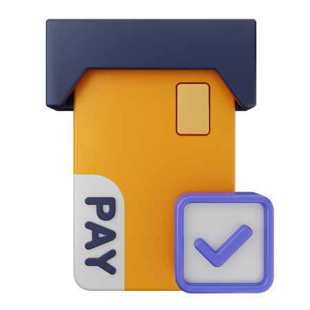 Vérification du paiement  3D Icon