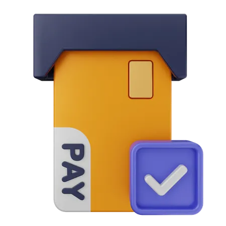 Vérification du paiement  3D Icon