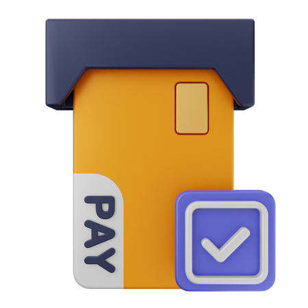 Vérification du paiement  3D Icon