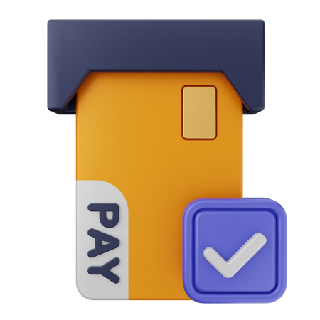 Vérification du paiement  3D Icon