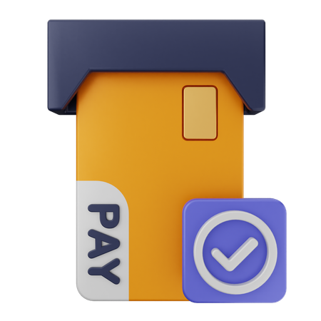 Vérification du paiement  3D Icon